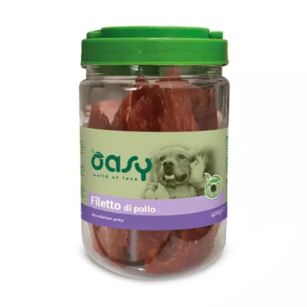 Ласощі для собак Oasy Dry Chicken Jerky, 400 г